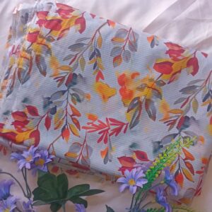 floral printed doriya lawn 2pc unstitched suit pakistan