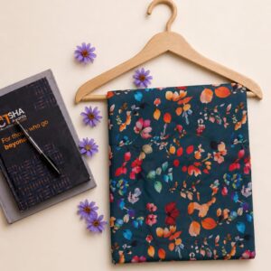 floral printed pure lawn 2pc unstitched suit – summer collection for women