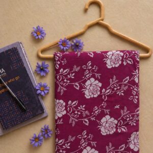 floral printed pure lawn 2pc unstitched suit – summer collection for women