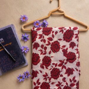 floral printed pure lawn 2pc unstitched suit – summer collection for women