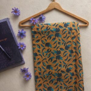 floral printed pure lawn 2pc unstitched suit – summer collection for women